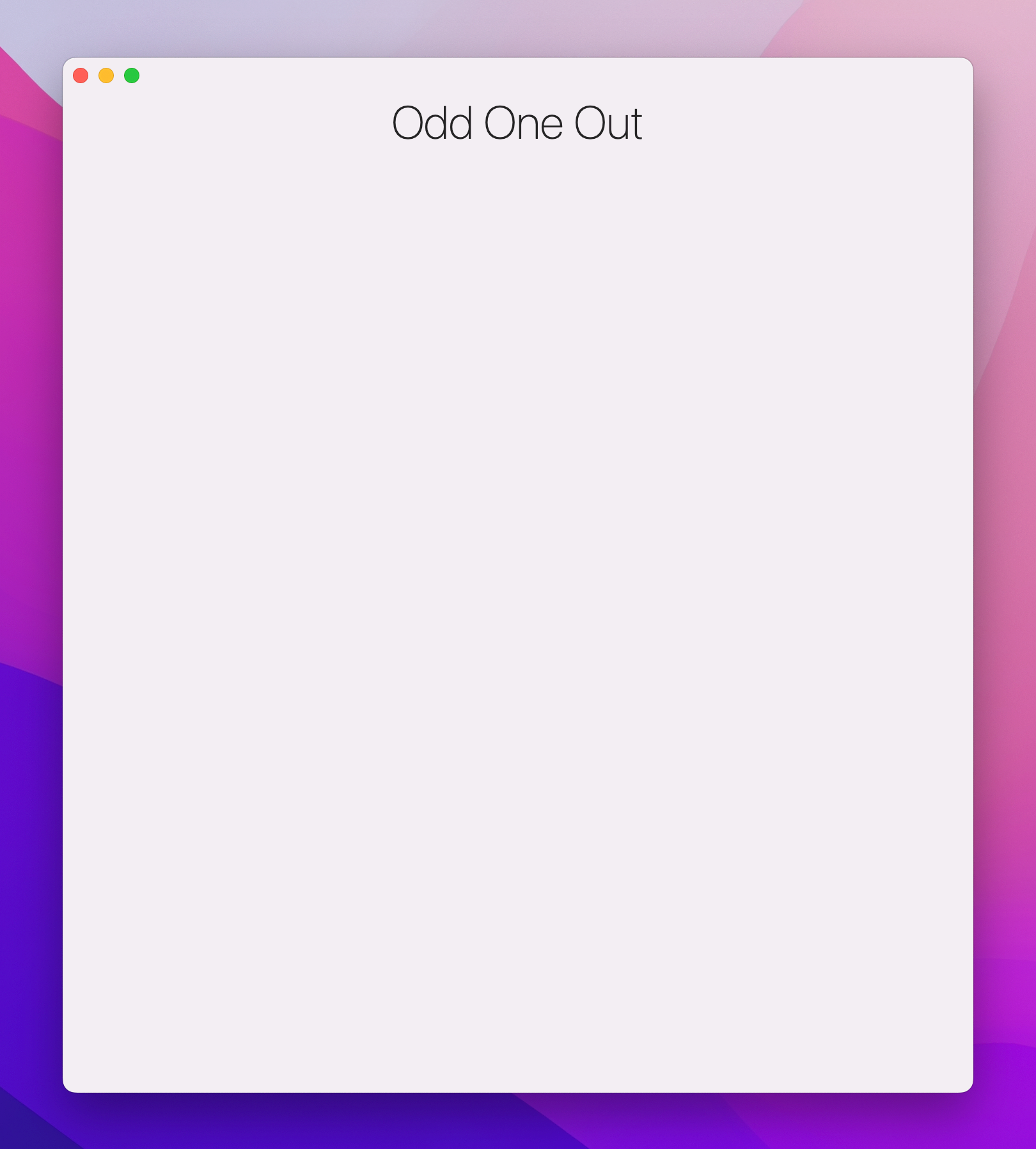 A window with no title bar.